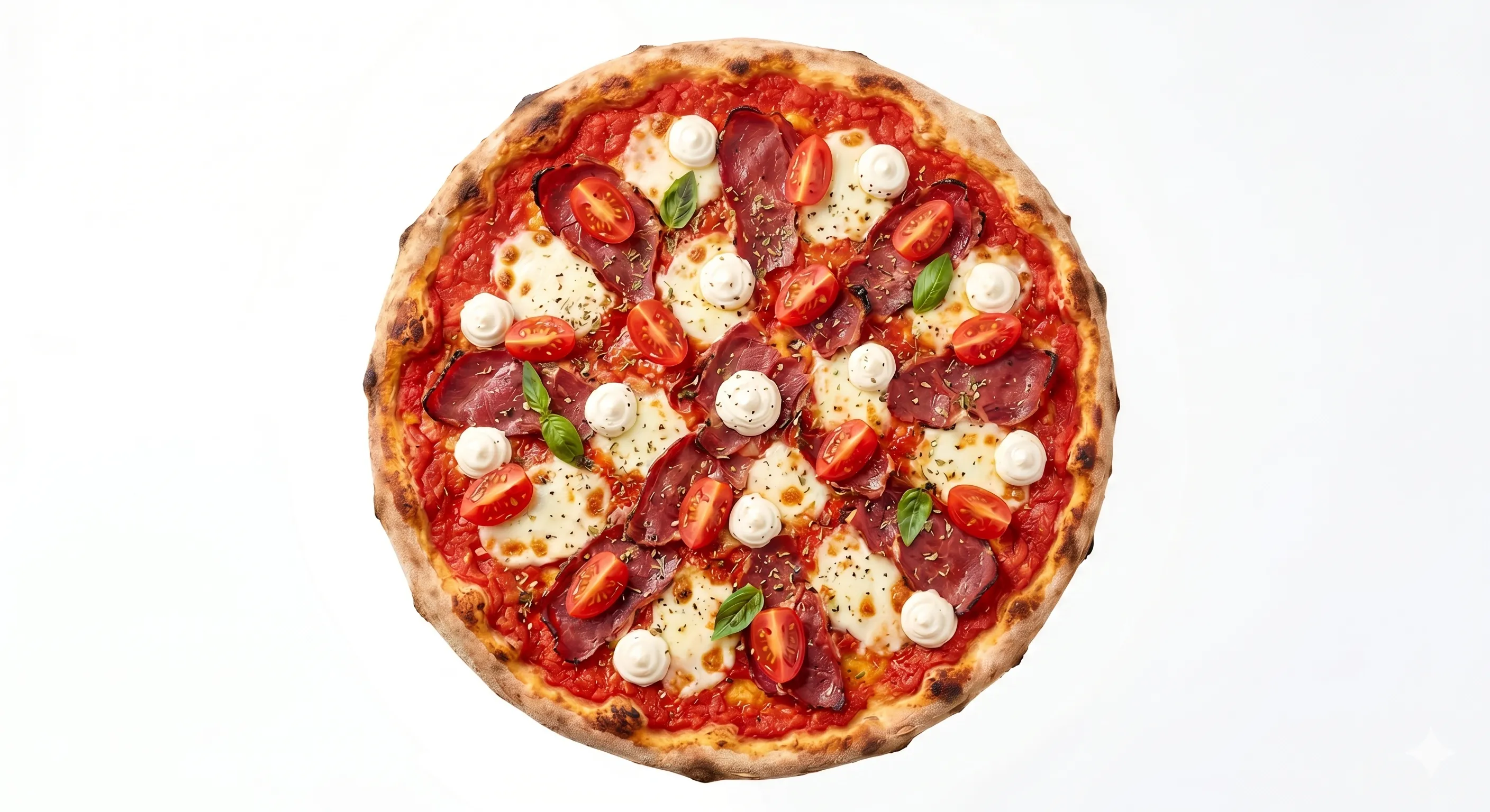 Samsun Atakum ince çıtır Roma pizza tonda lor kremalı pastırmalı pizza