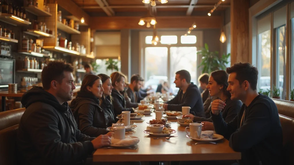 Samsun Atakum - Cozy and modern cafe interior in Atakum with peopl