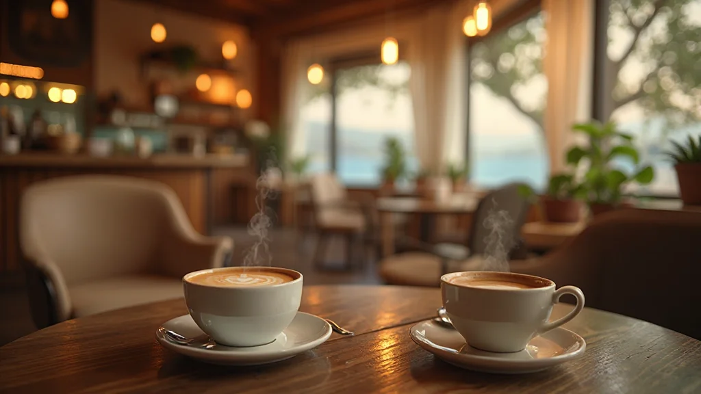 Samsun Atakum - A cozy, inviting interior of a cafe in Atakum, Sam