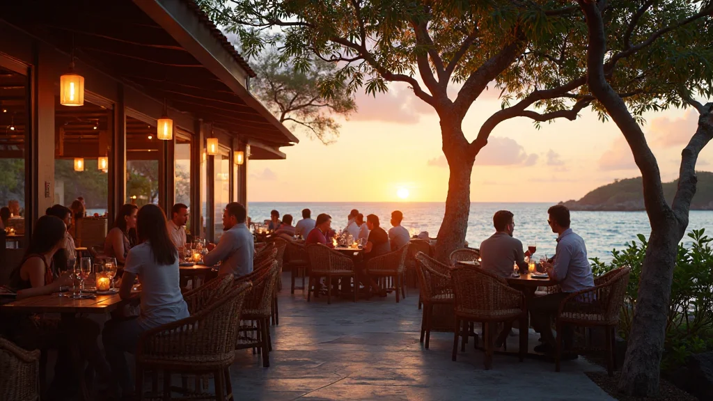 Samsun Atakum - An inviting outdoor seating area of a casual cafe