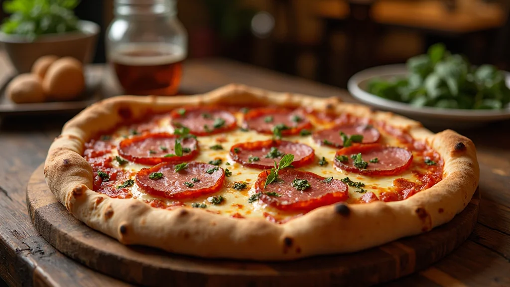 Samsun Atakum - An artisan Rosa di Pistacchio pizza from Himpasto,