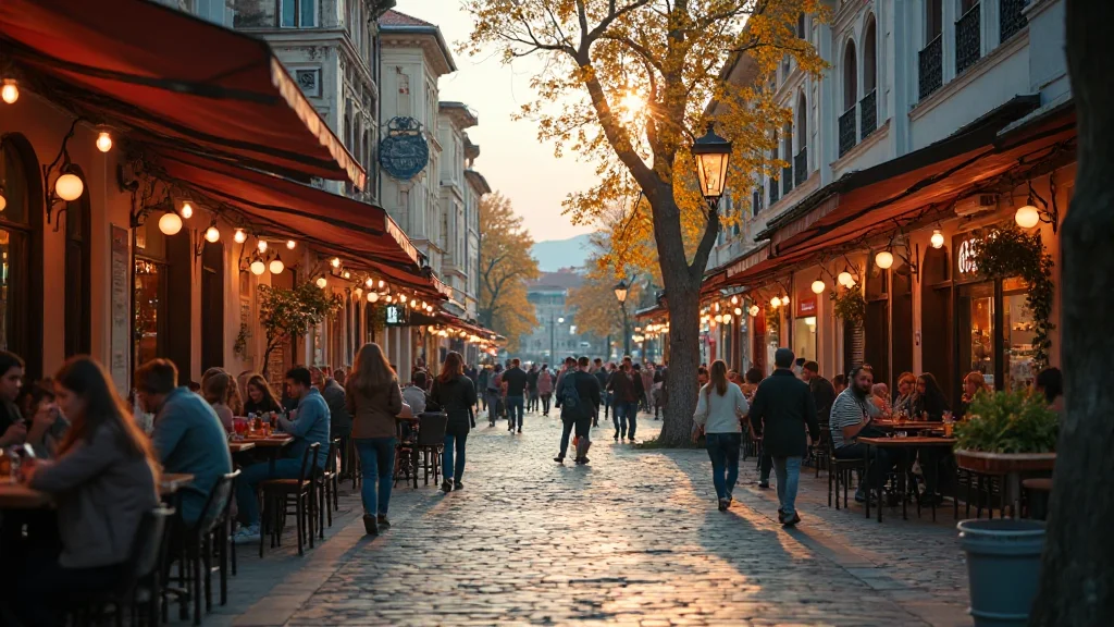 Samsun Atakum - Vibrant street scene in Atakum Esenevler, Samsun,